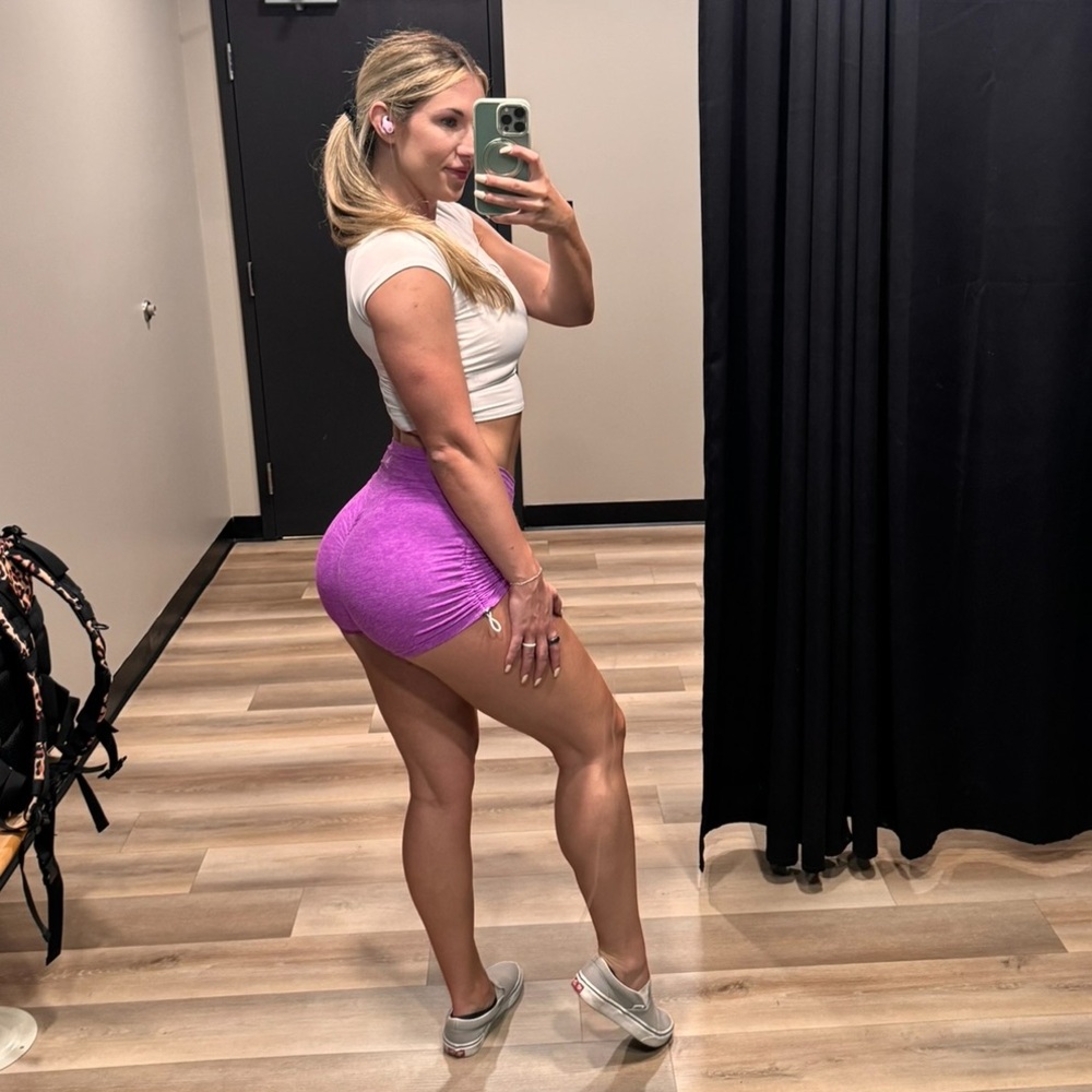 Purple Bombshell Toggle Shorts